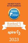 Spire 100 Best Fleets banner '23